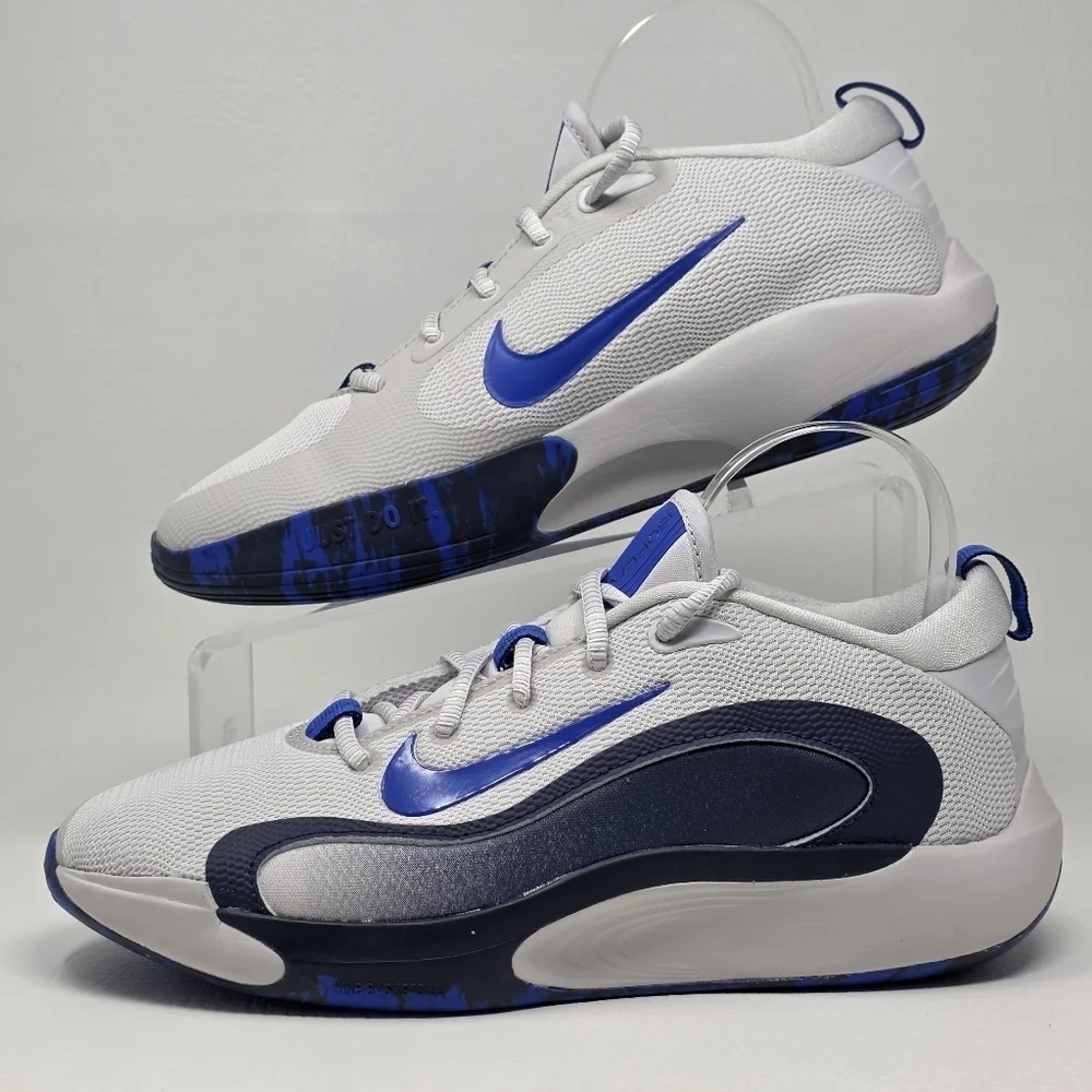 Nike Isofly GS Vast Grey Hyper Royal Youth Sz 7Y Basketball Shoes FN4384-006 New